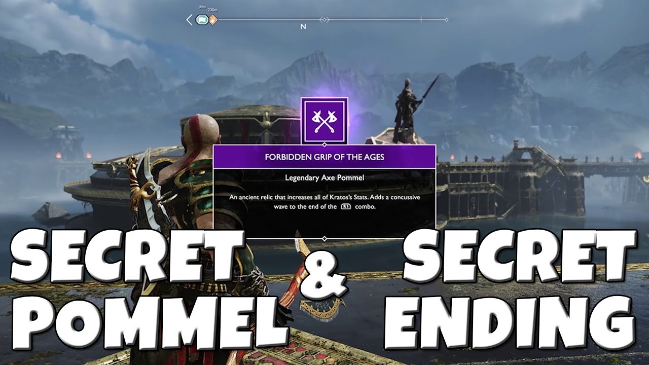 God Of War Secret Axe Pommel