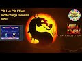 MK 2 - Sega Genesis (CPU vs CPU Test Mode) - Mortal Kombat Legacy Kollection (PS5)
