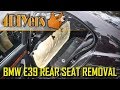 How to Remove the Rear Seat on a BMW E39 5 Series