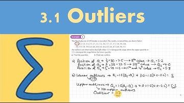 3.1 Outliers (STATISTICS AND MECHANICS 1 - Chapter 3: Representations of data)
