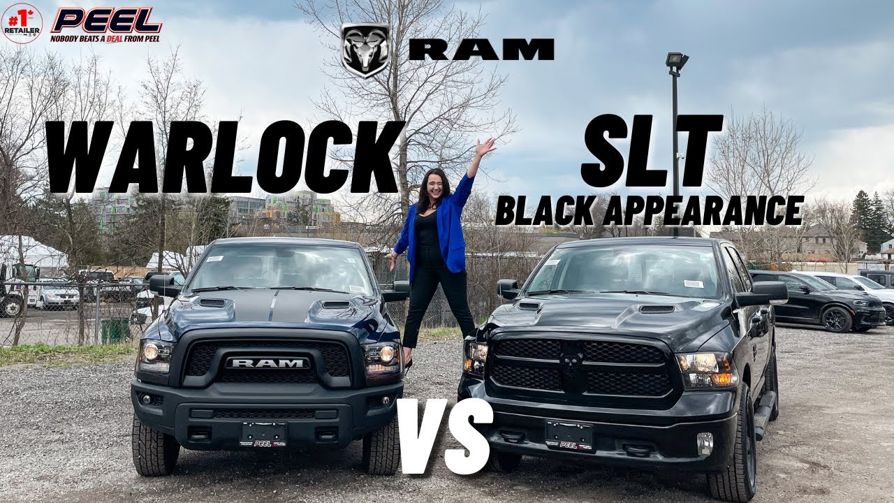 RAM 1500 CLASSIC WARLOCK vs RAM 1500 CLASSIC SLT BLACK APPEARANCE