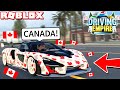 RACING in NEW CANADA DAY UPDATE! in DRIVING EMPIRE! (Roblox)