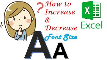 How to Change Font Size In Excel | Fonts | Font Style | Free Fonts #fonts