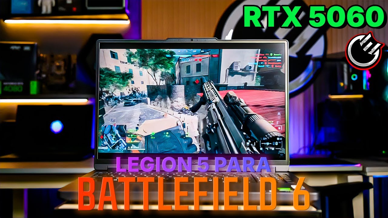 LEGION 5 CON RTX 5060 LAPTOP CALIDAD/PRECIO PARA BATTLEFIELD 6. Review en Español 2026