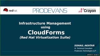 Famous Infrastructure Management using CloudForms webinar Profile
