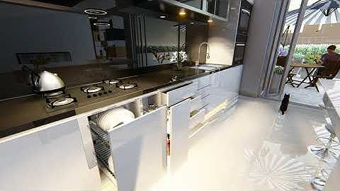 Modern Kitchen Interior Animation - Lumion