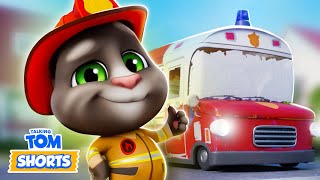 Tom the Firefighter 🚒 Talking Tom Shorts | Cartoons for Kids