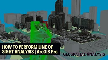 HOW TO PERFORM LINE OF SIGHT ANALYSIS | ArccGIS Pro