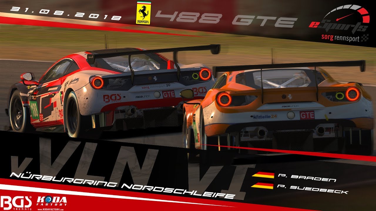 Sorg eSports Blue - SRD Raceunion vVLN 2018 Lauf 6