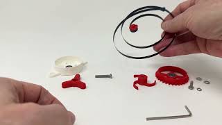 A Mostly 3D Printed Spring Motor