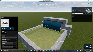 Water Material and Waterfall in Lumion