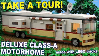 LEGO Deluxe Class A Motorhome Custom Build MOC Tour