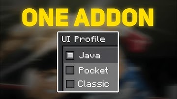 I CONVERTED THE WHOLE MCPE TO JAVA EDITION! ( With Just 1 Mod )