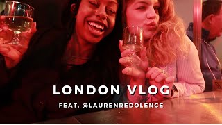 DAY IN THE LIFE | Travel Vlog to London | Meeting @LaurenRedolence