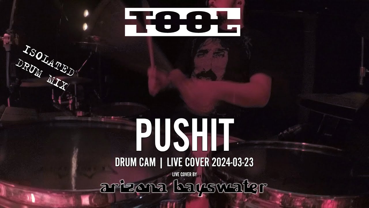 Tool - Pushit [Live Cover, Drum Cam, Drum Audio 2024-03-23] - YouTube