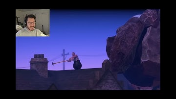 Markiplier losing his mind at Getting over it Part 3