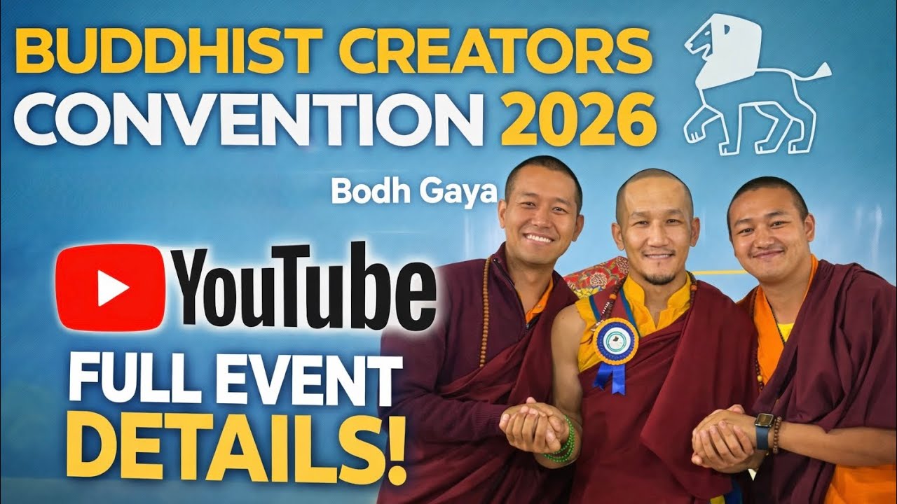 BUDDHIST CREATORS CONVENTION 2026 IN BODHGAYA Qp Bhutia Vlogs | monk lifestyle vlog | Bhutia | 