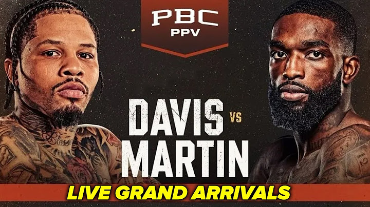 Gervonta Davis vs Frank Martin • Full Grand Arrival • PBC on Amazon Prime