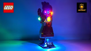 Lightailing LED Light Kit for LEGO® 76223 Marvel Avengers – Nano Gauntlet – Speed Install Review