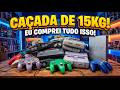 CAÇADA DE 15KG! Achei Silent Hill HD, N64 com Expansion Pack e Master System!