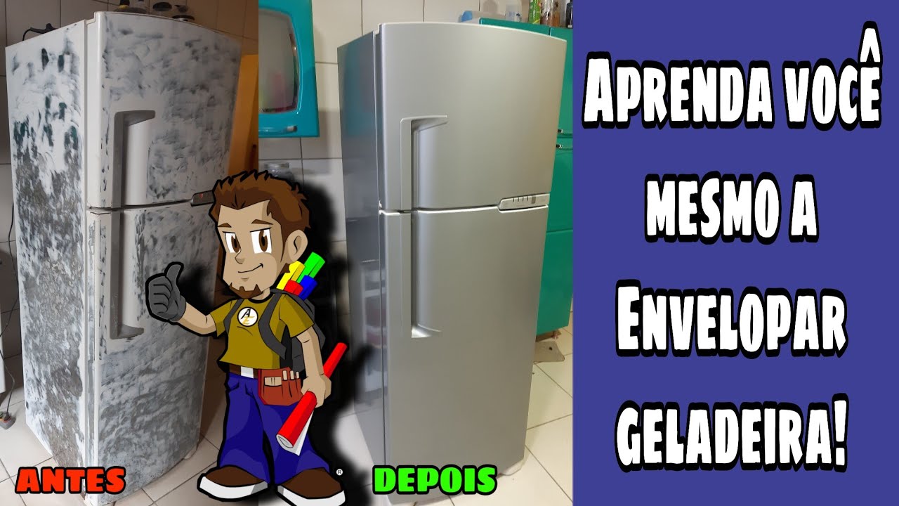 APRENDA VOCÊ  MESMO A ENVELOPAR GELADEIRA!