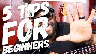 5 Tips For Beginner Bass Guitar Players How To Start Playing Bass Guitar W Daric Bennett