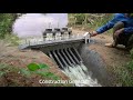 Mini  Dam Construction With Six Gates Water Discharge