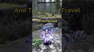This Skyrim AE Magic Exploit Is BROKEN #gaming #skyrim #shorts