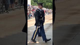 Changing of the Guard Arlington Cemetery Tomb of the unknown soldier 5-22-23