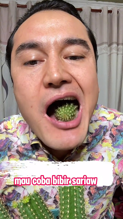 WHAT YOU EAT IS THE FRUIT‼️IF YOU EAT CACTUS LEAVES YOU'LL GET MOUTH SORES ⁉️ #trending #viral #s...