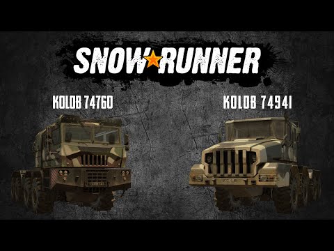 Видео: SnowRunner Обзор KOLOB 74760 и KOLOB 74941