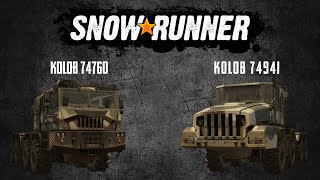 SnowRunner Обзор KOLOB 74760 и KOLOB 74941