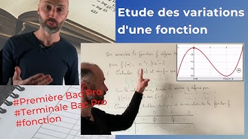 Comment étudier les variations d’une fonction à partir de sa dérivée 1