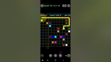 How To Solve Flow Free Premium 11x11 Mania Level 14 Hard Board Walk Through Solution Walkthrough