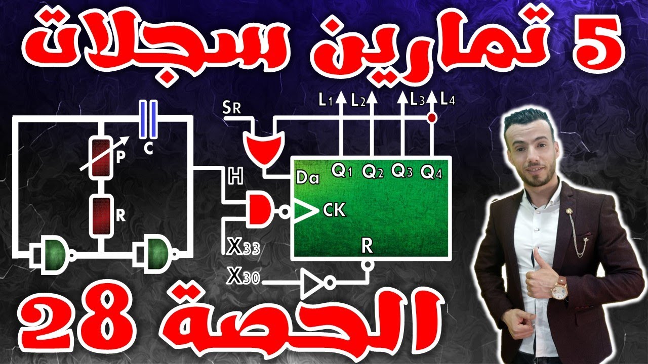 🔵حل 5 تمارين بالتفصيل للسجلات 🔶الجزء الأول🔶