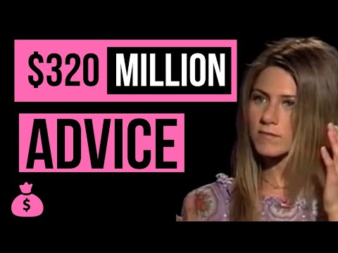 Jennifer Aniston – $320 million advice – millionaire female