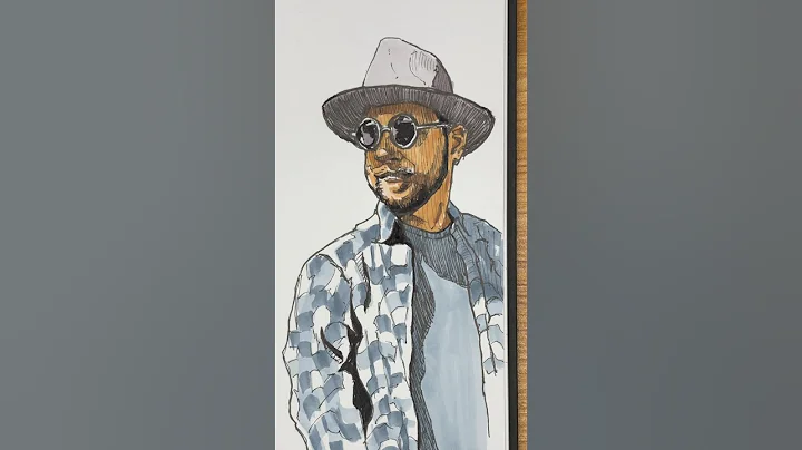 Ink Portrait - Ohuhu Markers - 150725