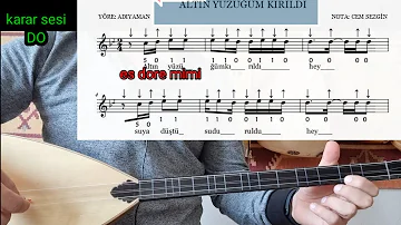 ALTIN YÜZÜĞÜM KIRILDI #solfej kısasapbağlama dersleri