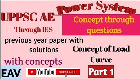 UPPSC AE Electrical Engineering previous year question through IES Previous year paper with solution
