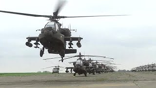 U.S. Army Helicopters Take Off In Belgium For Operation Atlantic Resolve