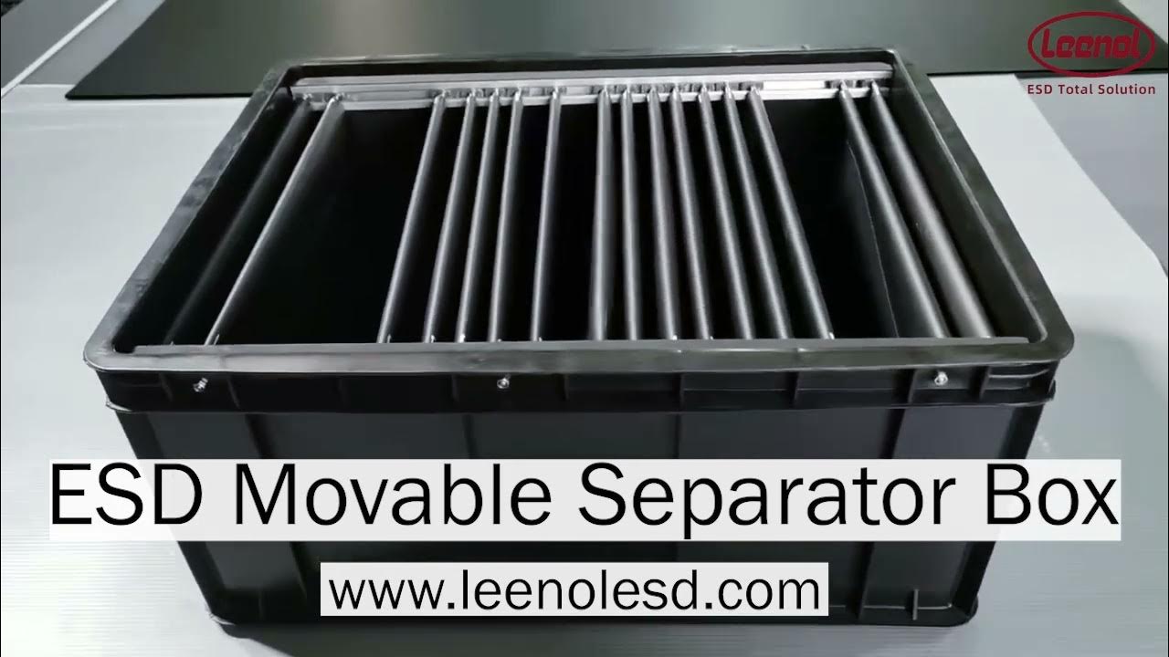 ESD Antistatic Movable Separator Box - YouTube