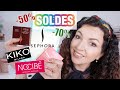 Vlog  haul soldessephora nocib kiko hiver 2023