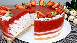 The most beautiful and delicious cake ever! Incredibly easy homemade cake recipe.