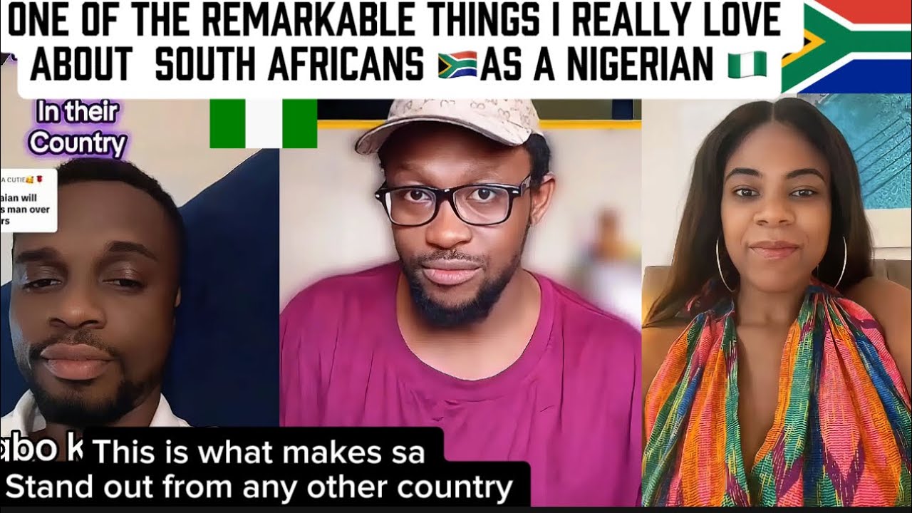Одна из замечательных вещей, которые мне, как нигерийцу, действительно нравятся в южноафриканцах ...