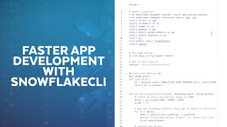 Snowflake BUILD: Speed Up App Development Using Streamlit In Snowflake And The Snowflake CLI