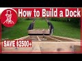 How to build a cedar floating dock