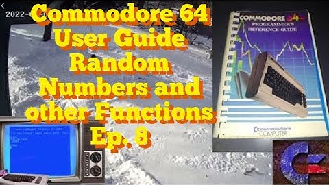Commodore 64 User Guide - Random Numbers and other Functions Ep  8