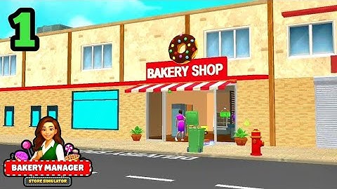Bakery Manager Store Simulator. Part 1. Gameplay iOS,Android Games.