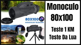 Monóculo 80x100 Unboxing e Teste