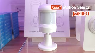 Tuya Zigbee PIR Motion Sensor JMPIR01 ตรวจจับความเคลื่อนไหวเชื่อมต่อ SmartLife